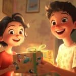 korosol77 Mamá feliz por recibir una caja de regalo de sus hijos 37fd1426 debf 4d51 a4d0 ca26a5fd7d03